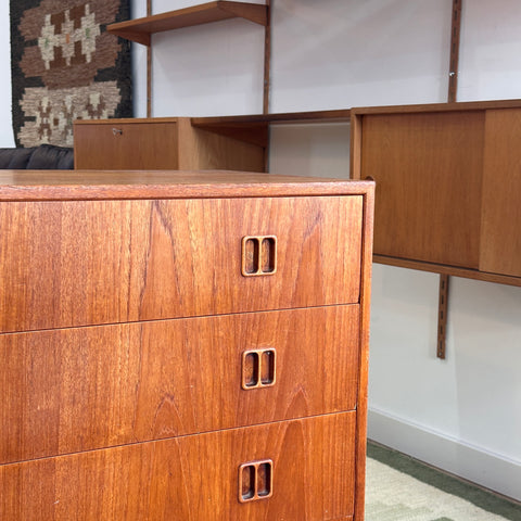 Teak Lowboy Dresser